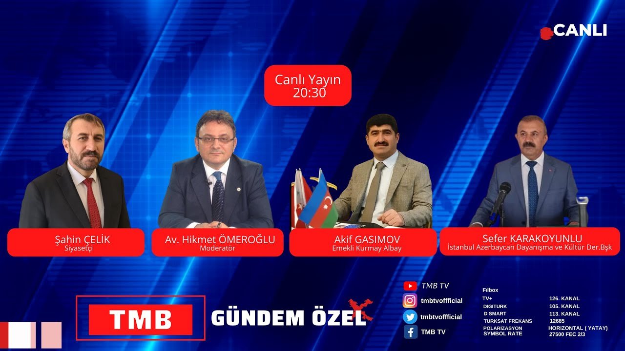 ‘Gündem Özel’ Canlı Yayın 16.09.2022 Azerbaycan – Ermenistan Arasındaki Gerilim